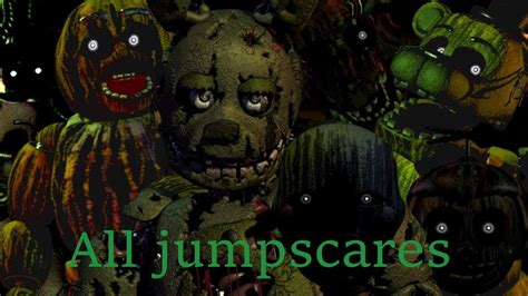 All jumpscares from FNIA (FNIA 1, 2, 3, Remake, After Hours & RX)